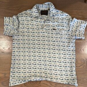 Howler Bros Large Kaleidoscope Ranchero Jacquard Polo